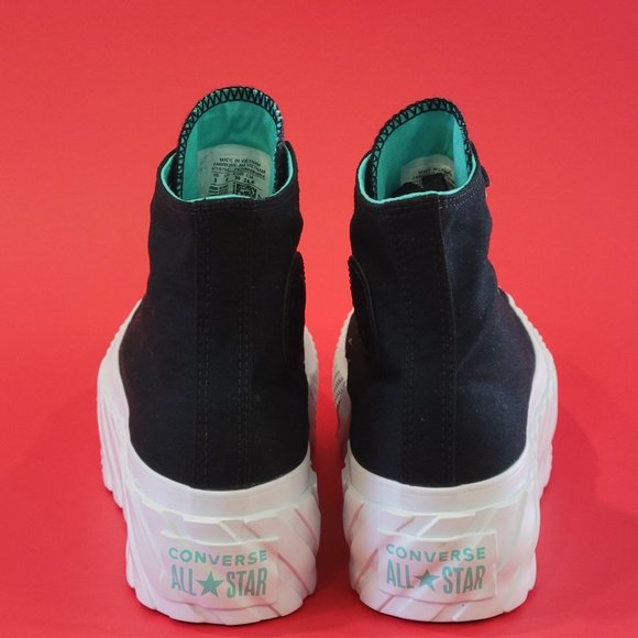 Converse CTAS Surface Fusion Hybrid Shine Lift 2X Platform Sneakers 571675C NWT - Picture 5 of 6